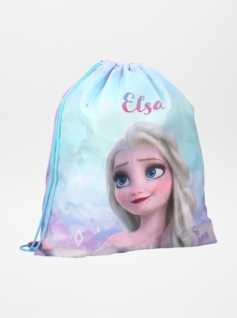 Sac de piscine 'Elsa' 'Reine des neiges' bleu - Kiabi