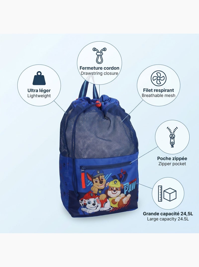 Sac de piscine PAW Patrol Travel Treasures enfant garçon 520-00500 Bleu Multicolore - Kiabi