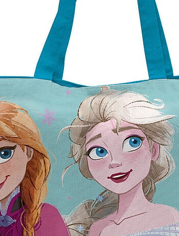 Sac De Plage - Elsa et Anna La Reine Des Neiges avec fermeture éclair