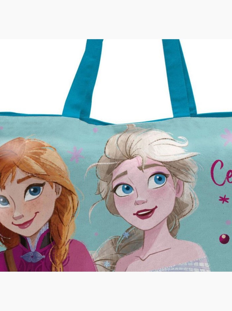 Sac de plage - La Reine des Neiges (Elsa & Anna) - Rose - Polyester/PVC - 22,5x15x16,5 cm Rose - Kiabi