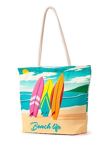Sac de plage 41 x 55 cm Surf beach life
