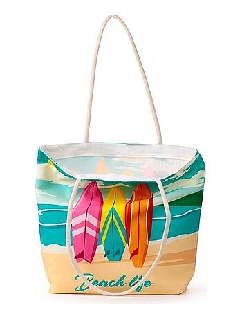 Sac de plage 41 x 55 cm Surf beach life