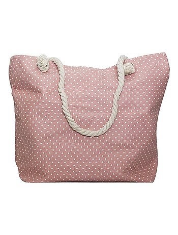 Sac de plage à pois