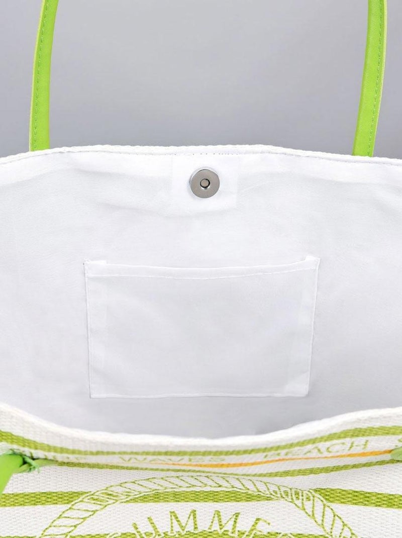 Sac de plage Anchora Vert anis - Kiabi