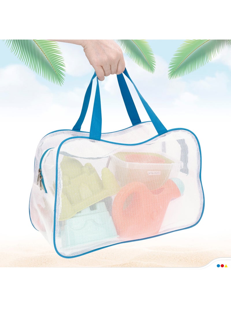 Sac de plage avec seau et accessoires color beach N/A - Kiabi