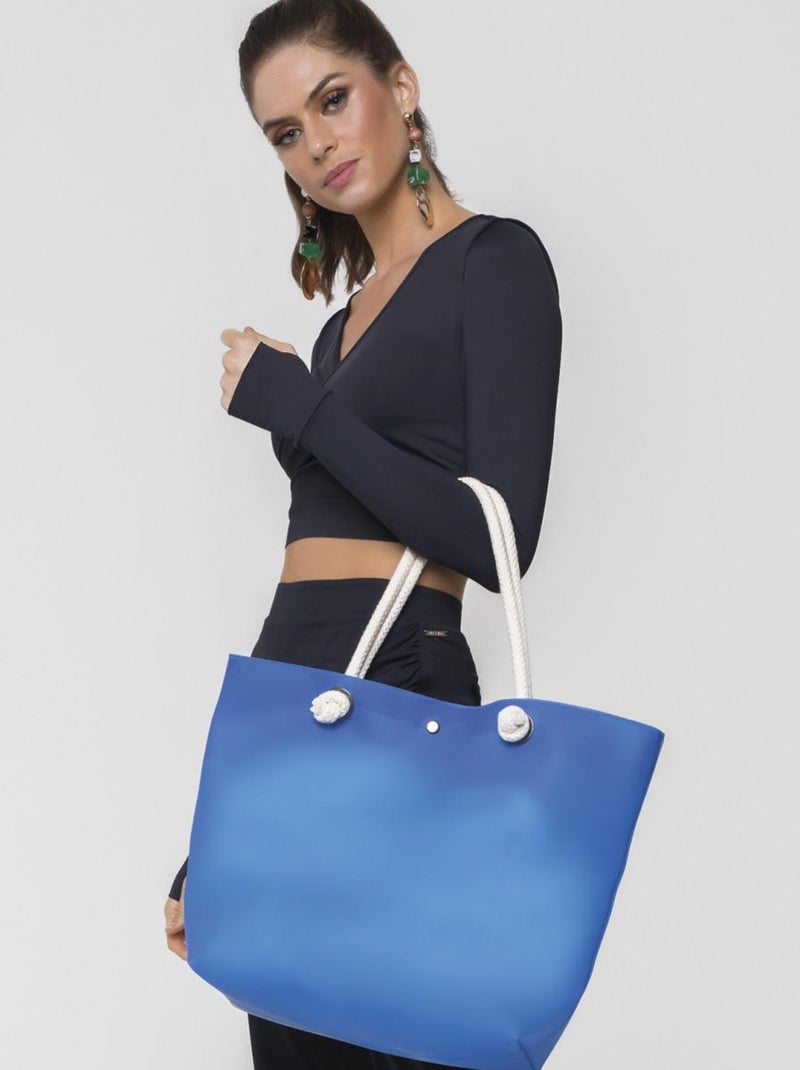Sac de plage Bem estar UV Line Bleu - Kiabi