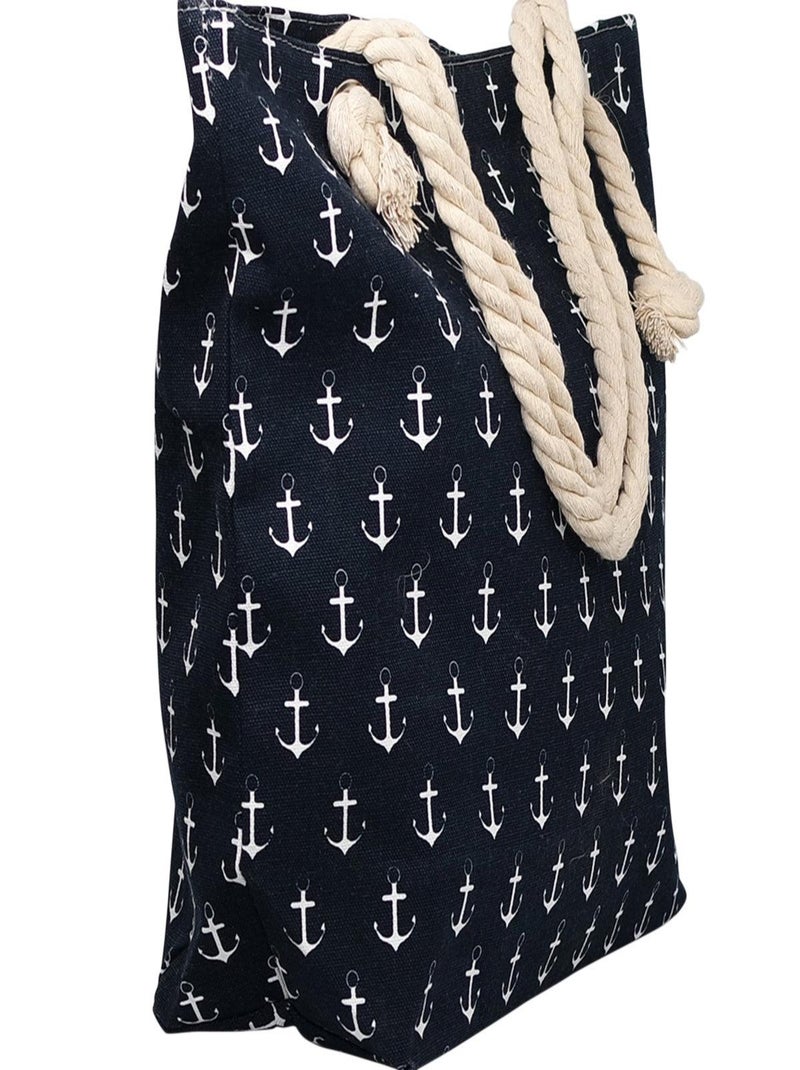 Sac de plage BRETAGNE Bleu - Kiabi