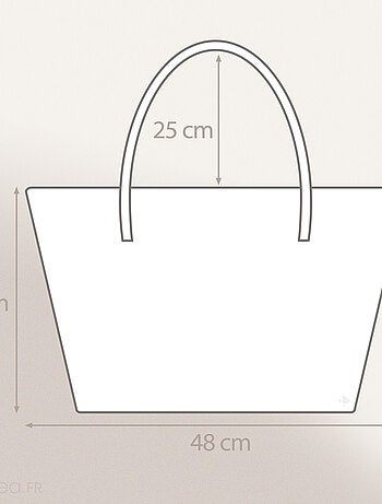 Sac de plage coton LILI DÉCO