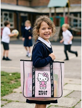 Sac de plage enfant en polyester Hello Kitty Sanrio