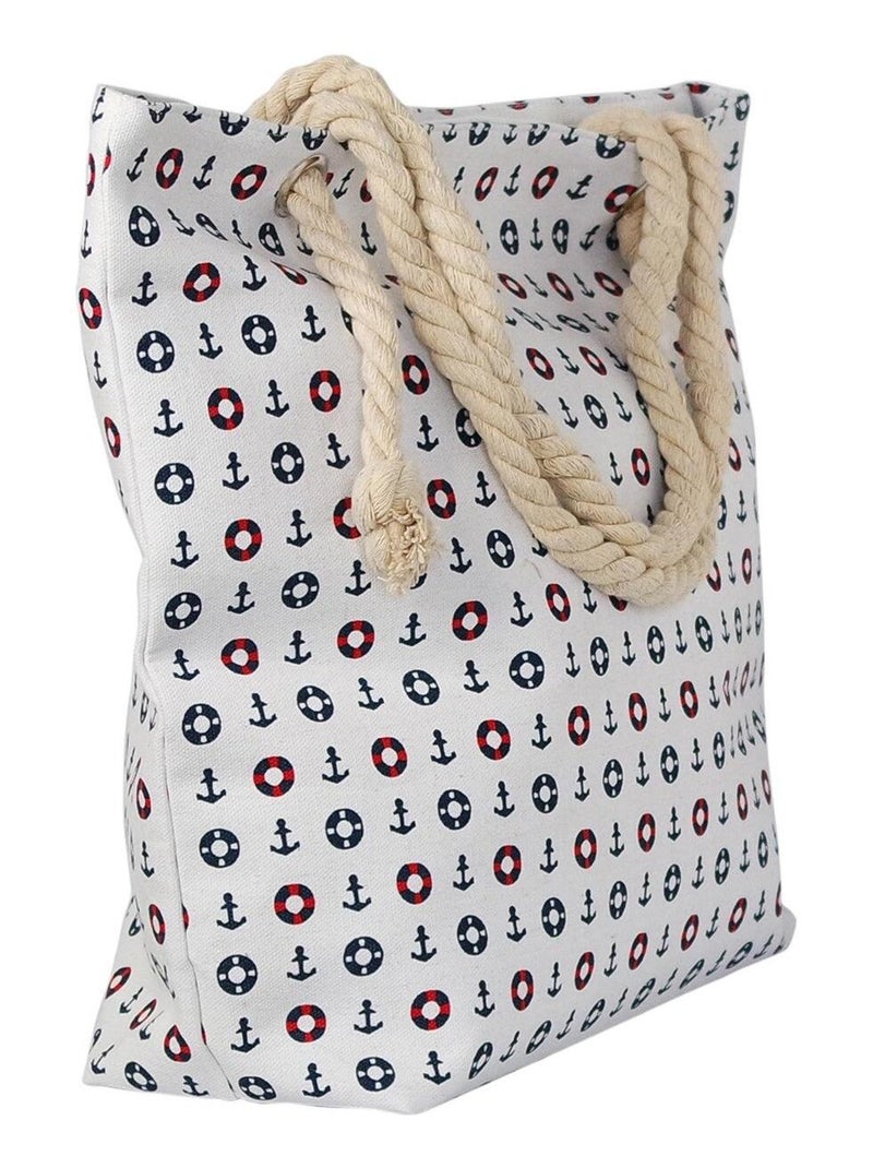 Sac de plage FINISTERE Blanc - Kiabi