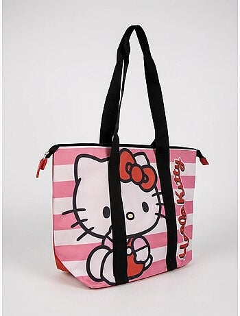 Sac de plage grand format en polyester Hello Kitty Sanrio