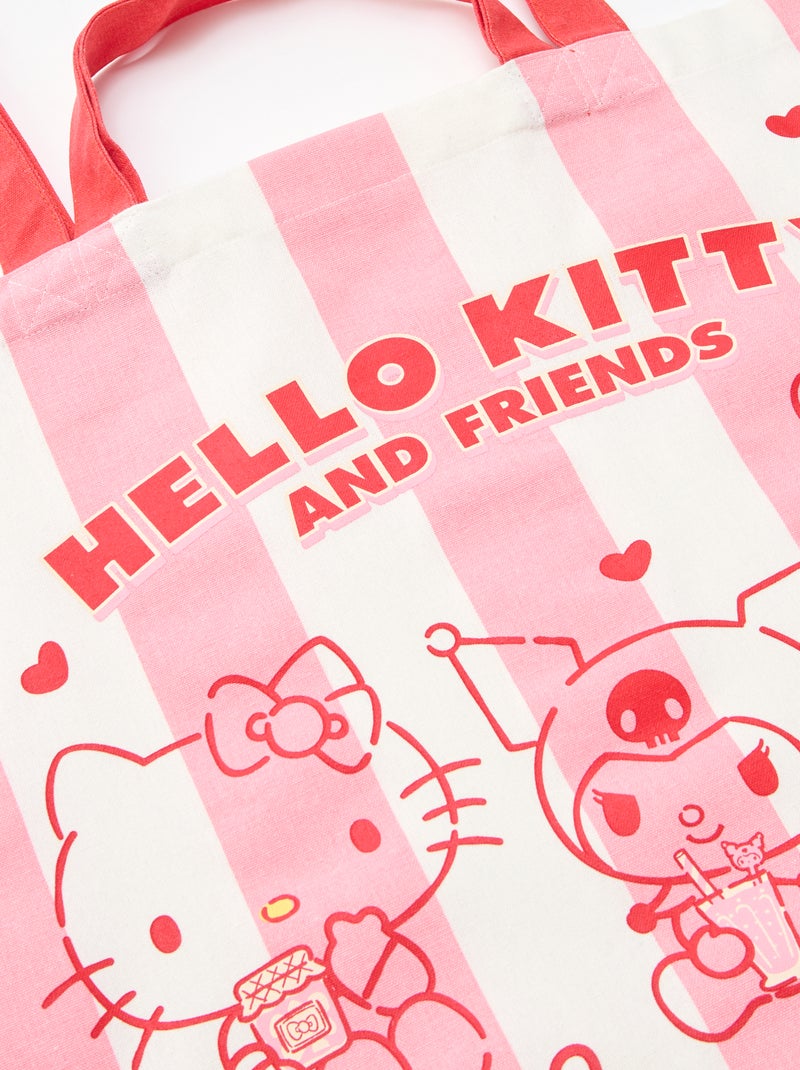 Sac de plage 'Hello Kitty' Rose - Kiabi