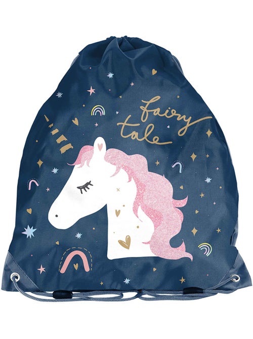 Sac de plage licorne 'Fairy Tale' 38 cm à cordon – La boutique des toons - Kiabi Sac de plage licorne 'Fairy Tale' 38 cm à cordon – La boutique des toons - Kiabi