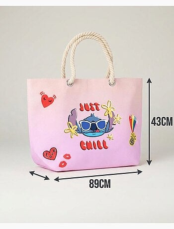 Sac de plage lilo & stitch | licence officielle