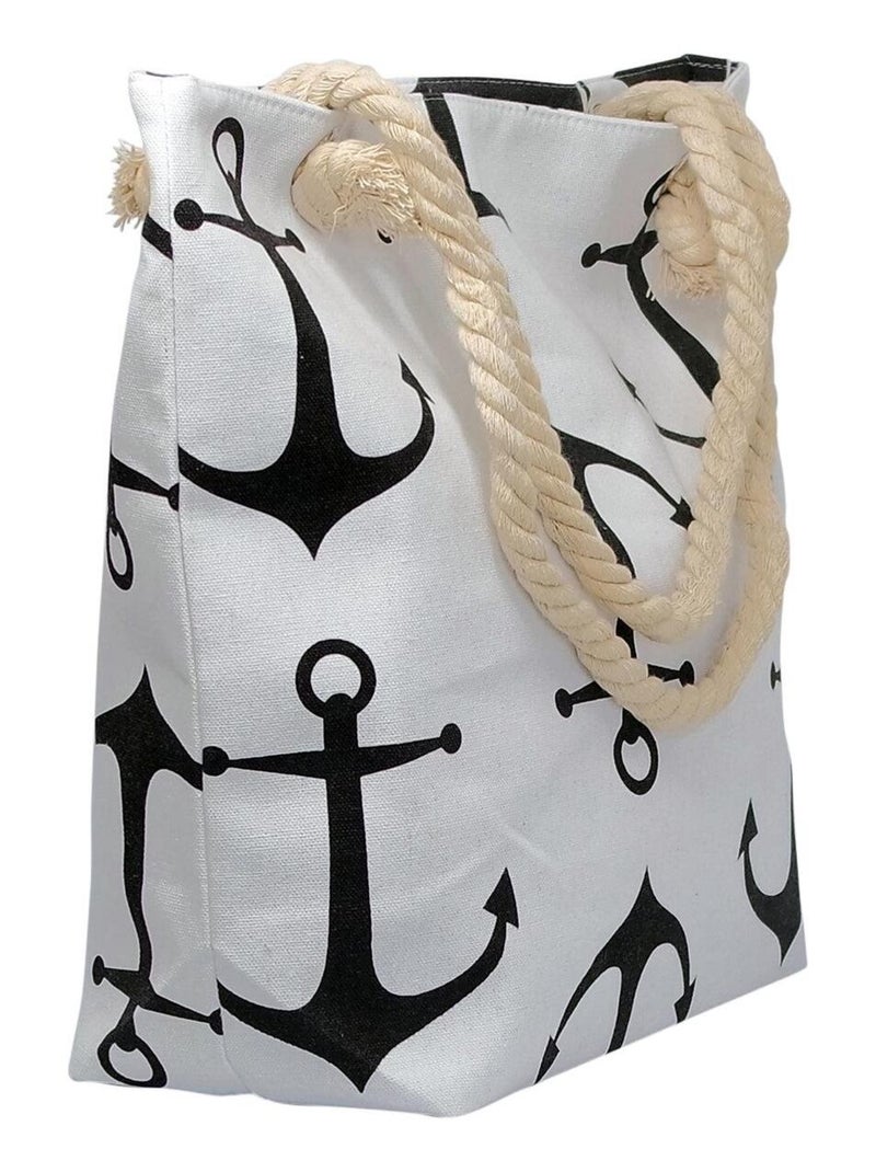 Sac de plage MORBIHAN Blanc - Kiabi