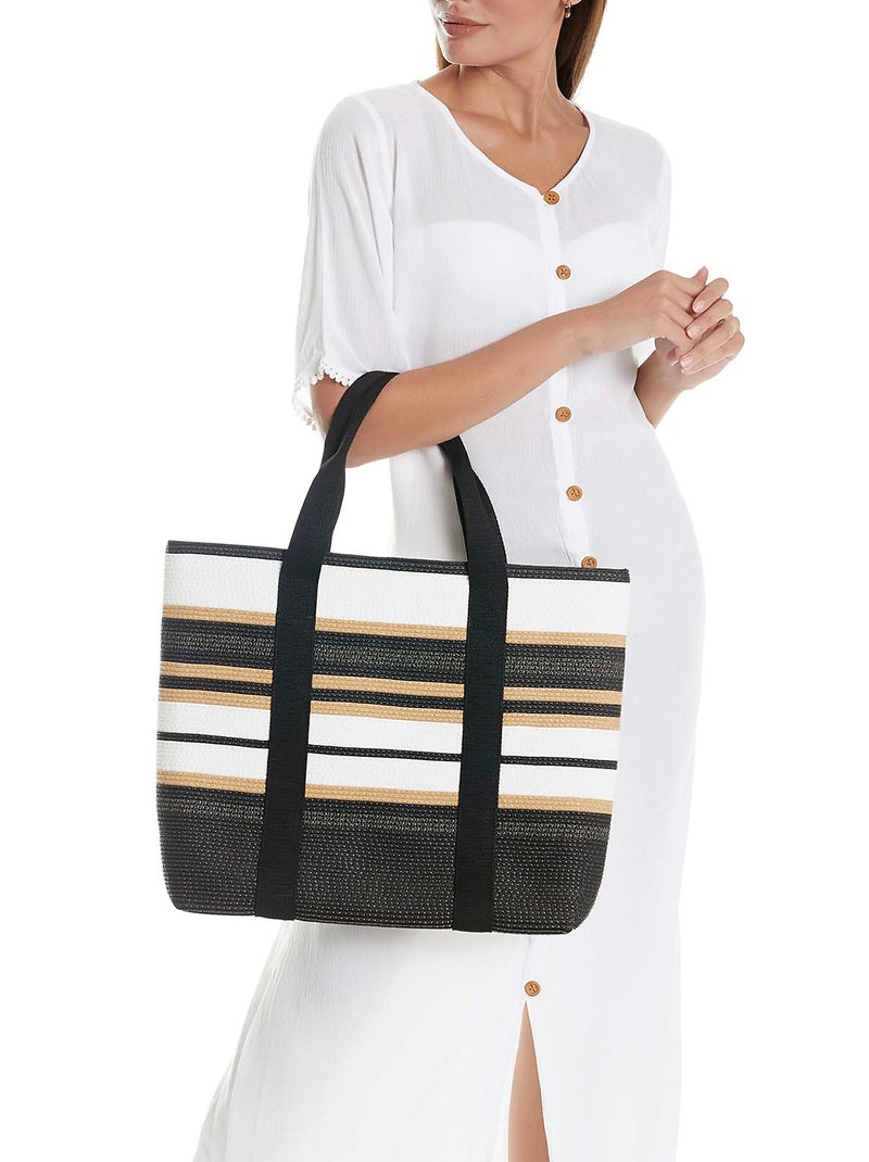 Sac de plage Pamela Multicolore - Kiabi