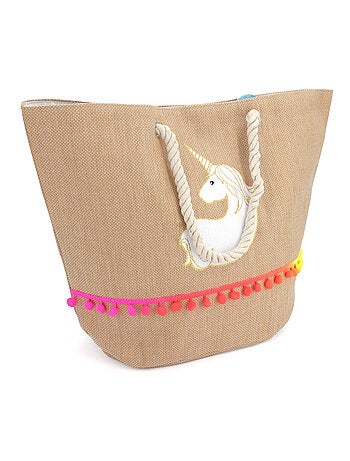 Sac de plage POMPON Licorne