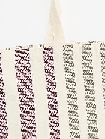 Sac de plage rayé