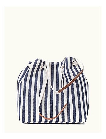 Sac de plage rayures marine DL-CELIA