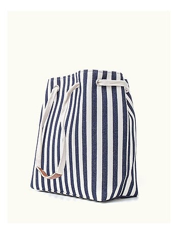 Sac de plage rayures marine DL-CELIA