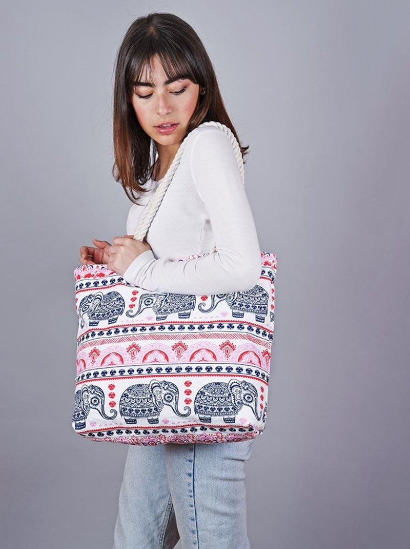 Sac de plage Siam Rose - Kiabi