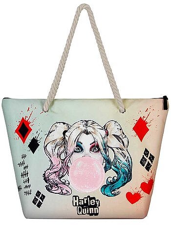 Sac de Plage Soleil - DC Comics Harley Quinn Mad Love - Beige - Taille Unique