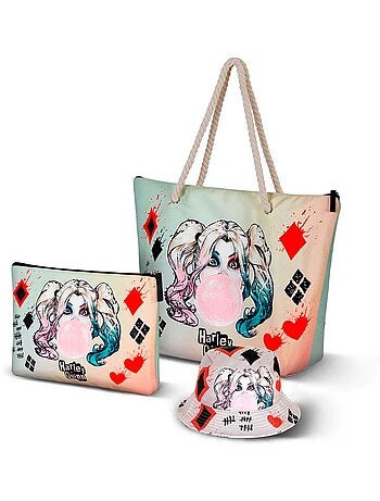 Sac de Plage Soleil - DC Comics Harley Quinn Mad Love - Beige - Taille Unique