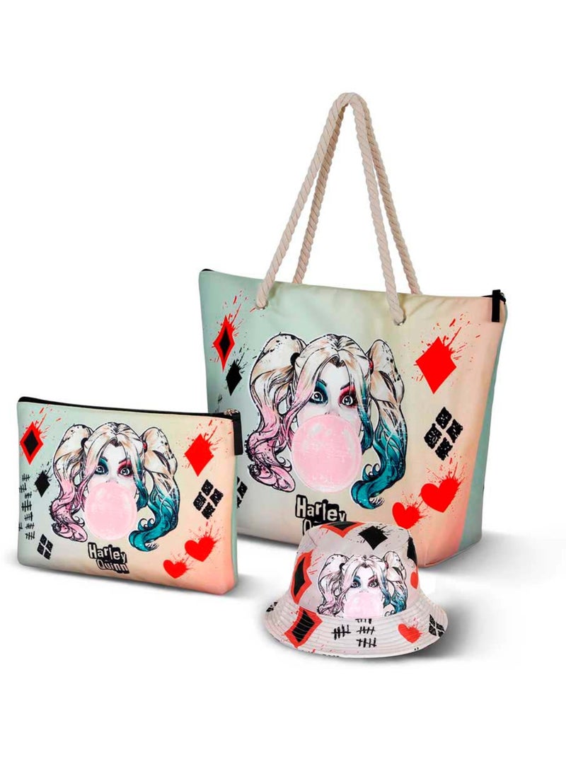 Sac de Plage Soleil - DC Comics Harley Quinn Mad Love - Beige - Taille Unique Beige - Kiabi