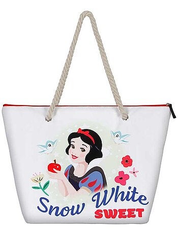 Sac de Plage Soleil - Disney Blanche-Neige Sweet - Blanc - Taille Unique