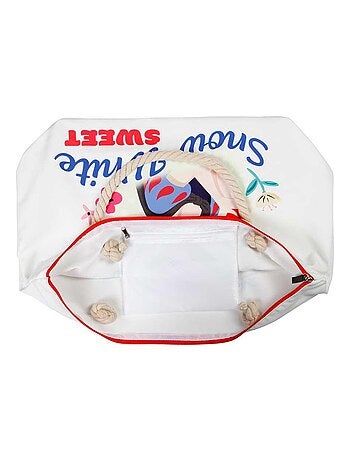 Sac de Plage Soleil - Disney Blanche-Neige Sweet - Blanc - Taille Unique