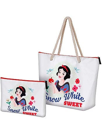 Sac de Plage Soleil - Disney Blanche-Neige Sweet - Blanc - Taille Unique