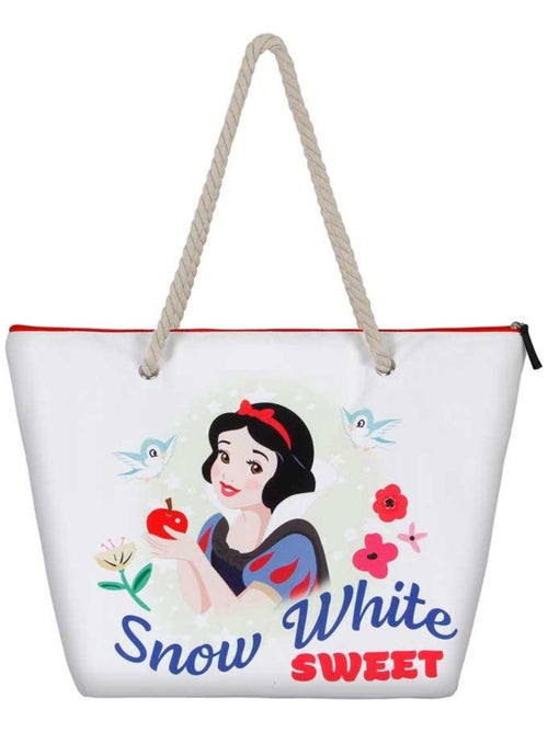 Sac de Plage Soleil - Disney Blanche-Neige Sweet - Blanc - Taille Unique - Kiabi