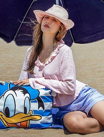 Sac de Plage Soleil - Disney Donald Duck Sailor - Bleu - Taille Unique