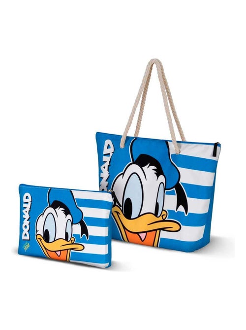Sac de Plage Soleil - Disney Donald Duck Sailor - Bleu - Taille Unique - Kiabi
