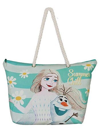 Sac de Plage Soleil - Disney La Reine des Neiges 2 (Frozen) Chill - Bleu - Taille Unique