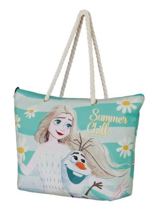 Sac de Plage Soleil - Disney La Reine des Neiges 2 (Frozen) Chill - Bleu - Taille Unique