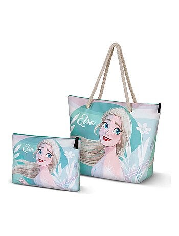 Sac de Plage Soleil - Disney La Reine des Neiges 2 (Frozen) Summer - Bleu - Taille Unique