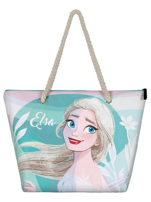 Sac de Plage Soleil - Disney La Reine des Neiges 2 (Frozen) Summer - Bleu - Taille Unique - Kiabi