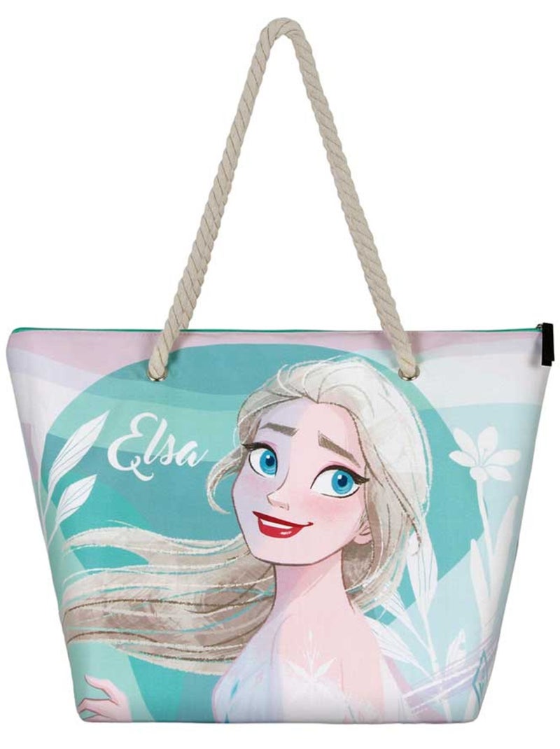 Sac de Plage Soleil - Disney La Reine des Neiges 2 (Frozen) Summer - Bleu - Taille Unique Bleu - Kiabi