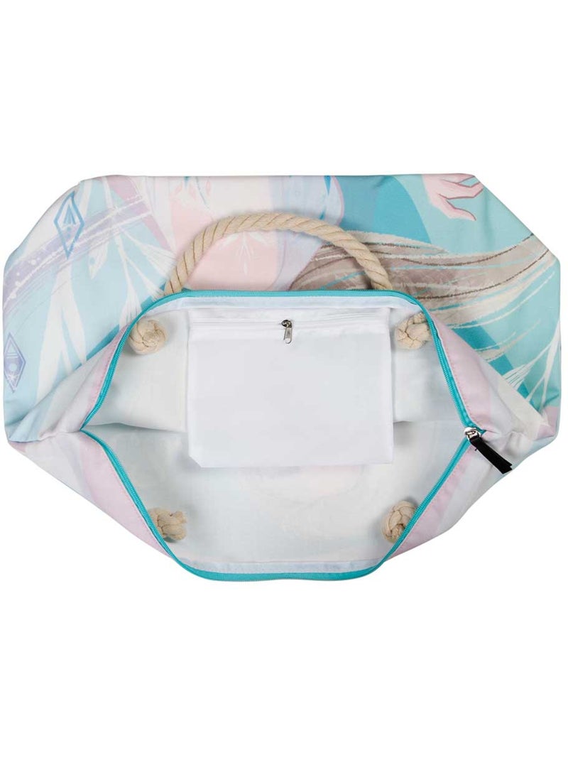Sac de Plage Soleil - Disney La Reine des Neiges 2 (Frozen) Summer - Bleu - Taille Unique Bleu - Kiabi