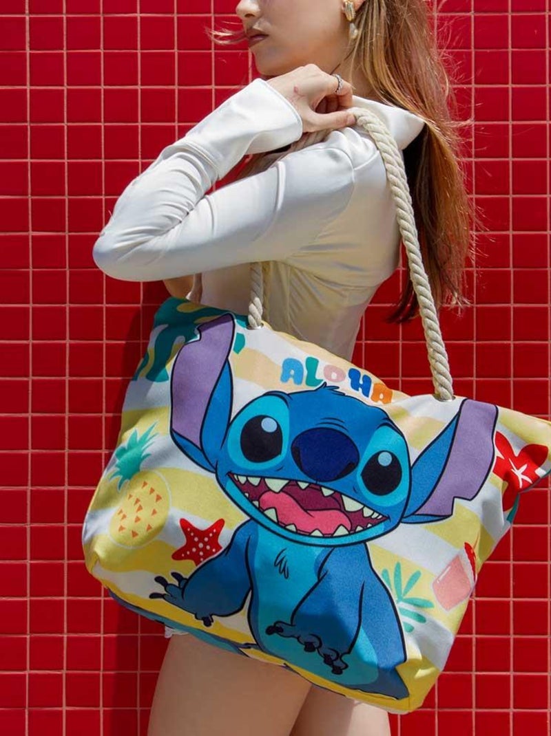 Sac de Plage Soleil - Disney Lilo et Stitch Sun - Multicolore - Taille Unique Multicolore - Kiabi