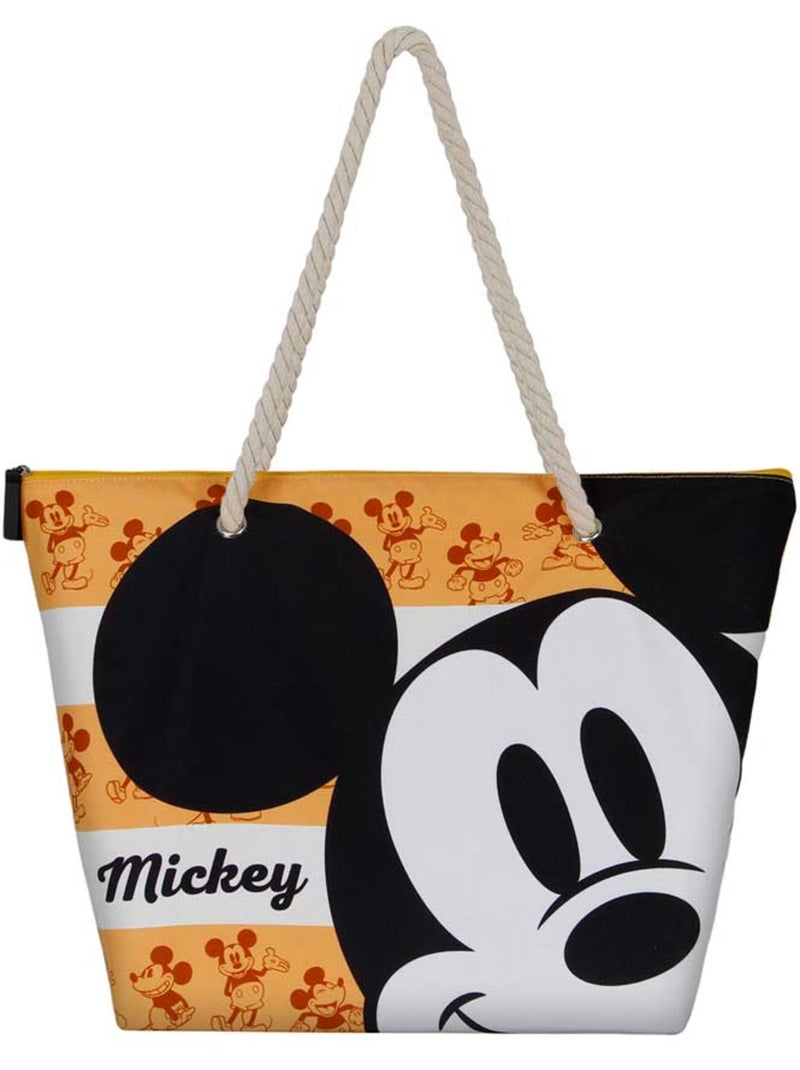 Sac de Plage Soleil - Disney Mickey Mouse Orange - Orange - Taille Unique Orange - Kiabi