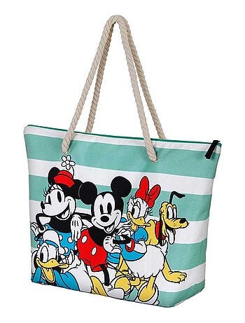 Sac de Plage Soleil - Disney Mickey Mouse Together - Bleu - Taille Unique