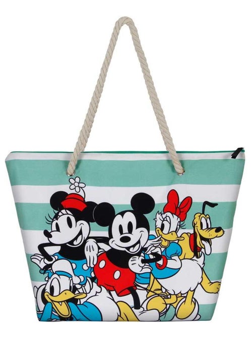 Sac de Plage Soleil - Disney Mickey Mouse Together - Bleu - Taille Unique - Kiabi