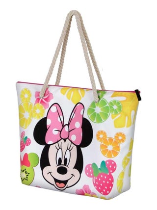 Sac de Plage Soleil - Disney Minnie Mouse Fruits - Multicolore - Taille Unique