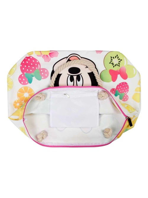 Sac de Plage Soleil - Disney Minnie Mouse Fruits - Multicolore - Taille Unique - Kiabi
