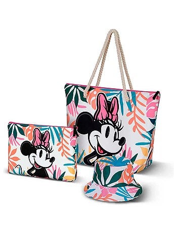 Sac de Plage Soleil - Disney Minnie Mouse Island - Multicolore - Taille Unique