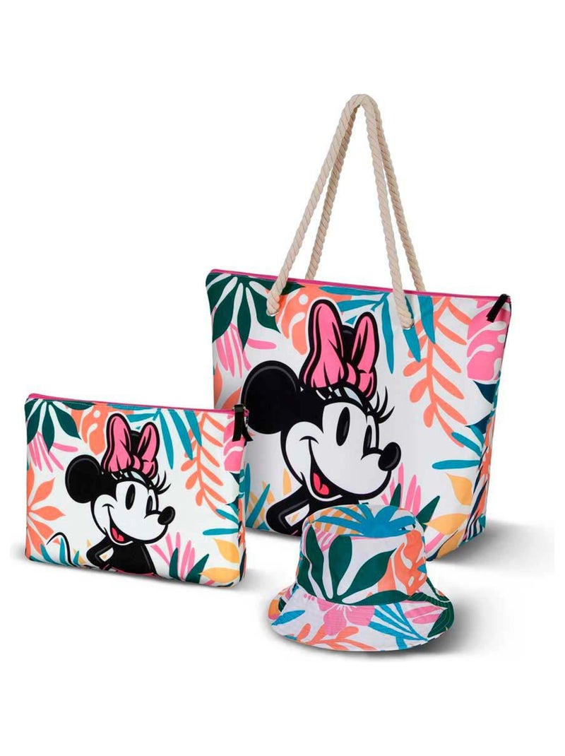 Sac de Plage Soleil - Disney Minnie Mouse Island - Multicolore - Taille Unique Multicolore - Kiabi