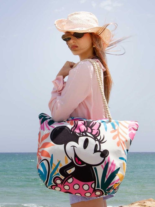 Sac de Plage Soleil - Disney Minnie Mouse Island - Multicolore - Taille Unique - Kiabi