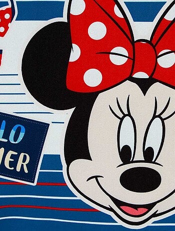 Sac de Plage Soleil - Disney Minnie Mouse Summer - Bleu - Taille Unique